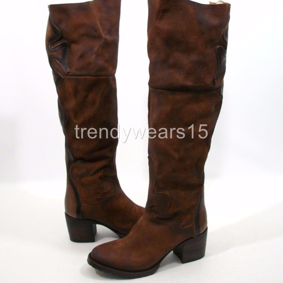 NEW FREEBIRD BY STEVEN FIRE SUEDE TALL CROSS BOOT - Picture 3 of 7